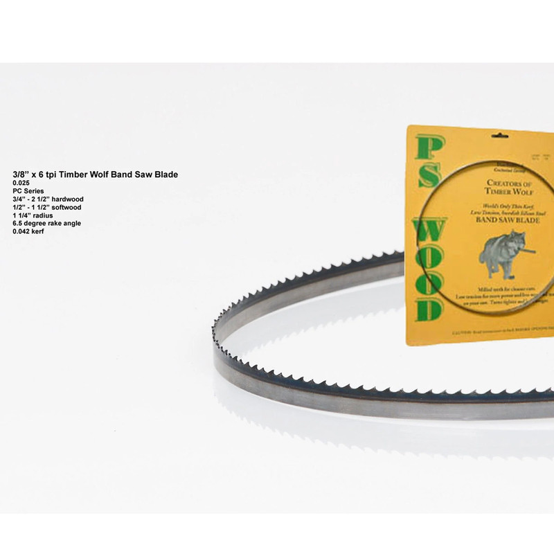 Bandsaw  Blade - 111" x 3/8" x .025" x 6 TPI - Postive Claw